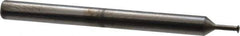 Scientific Cutting Tools - 56 to 80 TPI, Internal/External Single Profile Thread Mill - #2" Noml Diam, 0.059" Cut Diam, 1/8" Shank Diam, 3 Flute, 0.034" Neck Diam, 1/8" Neck Length, 1-1/2" OAL, Bright Finish - Exact Tool & Supply