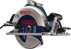 Bosch - 15 Amps, 7-1/4" Blade Diam, 5,600 RPM, Electric Circular Saw - 7-1/4" Arbor Hole, Left Blade - Exact Tool & Supply