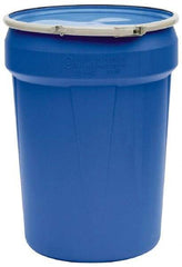 Eagle - 30 Gallon Capacity, Metal Lever Lock, Blue Lab Pack - 5 Gallon Container, Polyethylene, 396 Lb. Capacity, UN 1H2/X120/S; UN 1H2/Y180/S Listing - Exact Tool & Supply