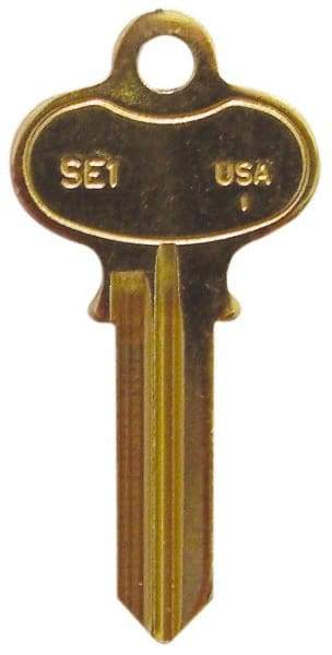Made in USA - Key Blanks Type: Segal Material: Brass - Exact Tool & Supply