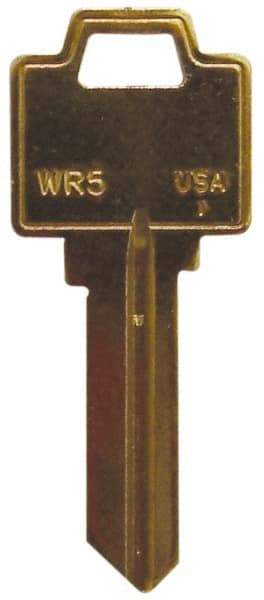 Made in USA - Weiser Key Blank - Brass - Exact Tool & Supply