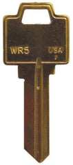 Made in USA - Weiser Key Blank - Brass - Exact Tool & Supply