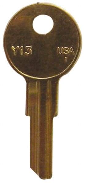 Made in USA - Yale Key Blank - Brass - Exact Tool & Supply