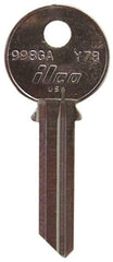 Made in USA - Yale Key Blank - Nickel - Exact Tool & Supply