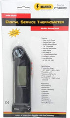 General - -58 to 302°F Pocket Digital Thermometer - LCD Display, Stainless Steel Probe Sensor, Battery Power - Exact Tool & Supply