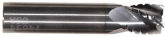 Hertel - 5/16" Diam, 1-1/8" LOC, 4 Flute Solid Carbide Roughing Square End Mill - TiN Finish, 3" OAL, 5/16" Shank Diam, Single End, Centercutting - Exact Tool & Supply
