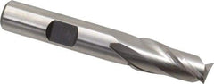 Hertel - 0.3937", 13/16" LOC, 3/8" Shank Diam, 2-1/2" OAL, 2 Flute, Cobalt Square End Mill - Single End, Uncoated, Spiral Flute, Centercutting, Right Hand Cut, Right Hand Flute - Exact Tool & Supply