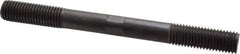 Gibraltar - 3/4-10 8" OAL Equal Double Threaded Stud - Alloy Steel, Black Oxide Finish, 2" Equal Thread Length - Exact Tool & Supply