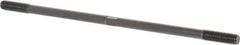 Gibraltar - 1/2-13 12" OAL Equal Double Threaded Stud - Alloy Steel, Black Oxide Finish, 1-1/2" Equal Thread Length - Exact Tool & Supply
