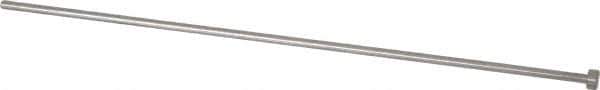 Gibraltar - 3/16" Pin Diam, 3/8" Head Diam x 3/16" Head Height, 12" OAL, Straight Ejector Pin - Steel, 11-13/16" Pin Length - Exact Tool & Supply