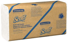 Scott - 1 Ply White Multi-Fold Paper Towels - 9-1/4" Wide - Exact Tool & Supply