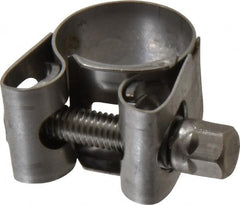 Mikalor - 13/16" Hose, 0.71" Wide x 0.04" Thick, T-Bolt Hose Clamp - Exact Tool & Supply