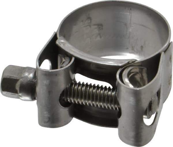Mikalor - 1" Hose, 0.71" Wide x 0.04" Thick, T-Bolt Hose Clamp - 0.98 to 1.06" Diam, Stainless Steel - Exact Tool & Supply
