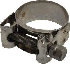 Mikalor - 1-13/32" Hose, 0.78" Wide x 0.04" Thick, T-Bolt Hose Clamp - 1.34 to 1.46" Diam, Stainless Steel - Exact Tool & Supply
