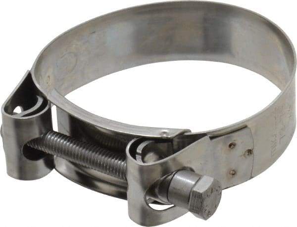 Mikalor - 3" Hose, 0.98" Wide x 0.04" Thick, T-Bolt Hose Clamp - 2.87 to 3.11" Diam, Stainless Steel - Exact Tool & Supply