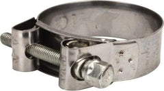 Mikalor - 2-3/4" Hose, 0.98" Wide x 0.04" Thick, T-Bolt Hose Clamp - 2.68 to 2.87" Diam, Stainless Steel Band, Housing & Zinc Plated Screw - Exact Tool & Supply