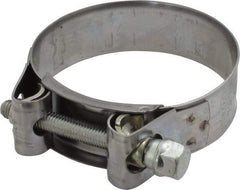 Mikalor - 3" Hose, 0.98" Wide x 0.04" Thick, T-Bolt Hose Clamp - 2.87 to 3.11" Diam, Stainless Steel Band, Housing & Zinc Plated Screw - Exact Tool & Supply