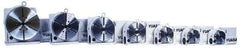 Yuasa - 1 Spindle, 75 Max RPM, 6.69" Table Diam, 0.53 hp, Horizontal & Vertical CNC Rotary Indexing Table - 80 kg (180 Lb) Max Horiz Load, 130.05mm Centerline Height - Exact Tool & Supply