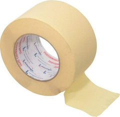 Intertape - 3" Wide x 60 Yd Long Tan Paper Masking Tape - Series PG21, 7.3 mil Thick, 26 In/Lb Tensile Strength - Exact Tool & Supply