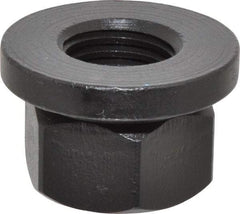Gibraltar - M20x2.50, 40mm Flange Diam, 25mm High, 30mm Across Flats, Flange Nut - Grade 12L14 Steel, Black Oxide Finish, 6" Flange Height, TCMAI - Exact Tool & Supply