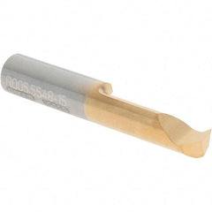 Iscar - 15mm Cutting Depth, 24 to 48 TPI, 5mm Diam, Internal Thread, Solid Carbide, Single Point Threading Tool - TiCN/TiN Finish, 30mm OAL, 5mm Shank Diam, 1.9mm Projection from Center, 55° Profile Angle - Exact Tool & Supply