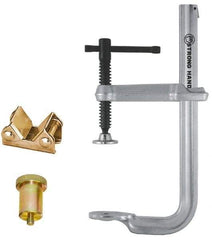 Strong Hand Tools - 7" Deep Throat, 20-1/2" Max Capacity, 4 in 1 Sliding Arm Clamp - 4,800 Lb Clamping Pressure, 22mm Spindle Diam - Exact Tool & Supply