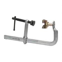 Strong Hand Tools - 5-1/2" Deep Throat, 12-1/2" Max Capacity, 4 in 1 Sliding Arm Clamp - 2,400 Lb Clamping Pressure - Exact Tool & Supply