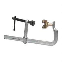Strong Hand Tools - 5-1/2" Deep Throat, 12-1/2" Max Capacity, 4 in 1 Sliding Arm Clamp - 2,400 Lb Clamping Pressure - Exact Tool & Supply