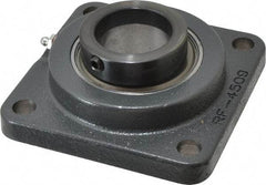 Browning - 1-15/16" ID, 5-5/8" OAL x 5-5/8" OAH 4-Bolt Flange - 5,216 Lb Static Cap, 7,889 Lb Dyn Cap, 4-3/8" Btw Mnt Hole Ctrs, Cast Iron - Exact Tool & Supply