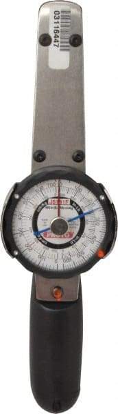 Proto - 3/8" Drive Dial Torque Wrench - 600 In/Lb Torque, 10" OAL, 10 In/Lb Graduation, Fixed Head - Exact Tool & Supply