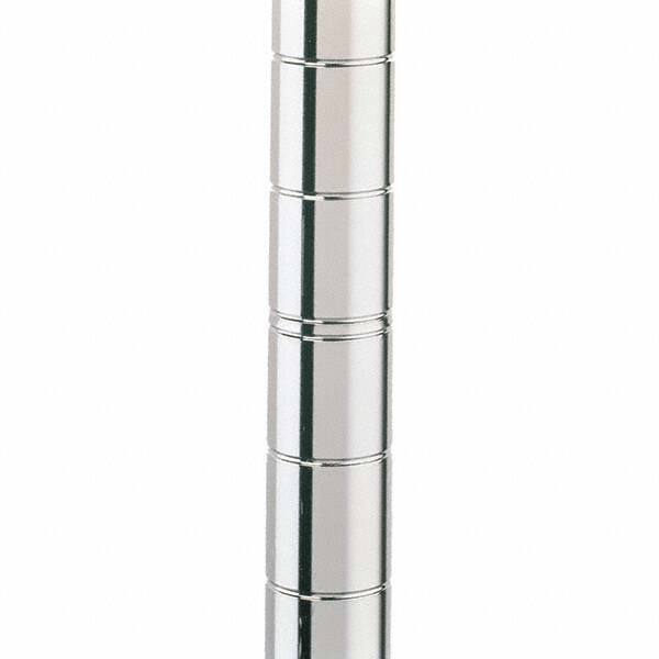 Metro - 1" Wide x 54" High x 1" Long Open Shelving Stationary Shelving Post - Exact Tool & Supply