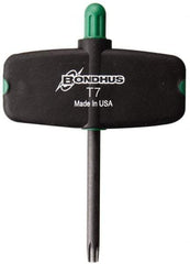 Bondhus - T7 Torx Plus Key - Wing Handle, Protanium High Torque Steel, 2" Length Under Head - Exact Tool & Supply
