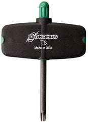 Bondhus - T8 Torx Plus Key - Wing Handle, Protanium High Torque Steel, 2" Length Under Head - Exact Tool & Supply