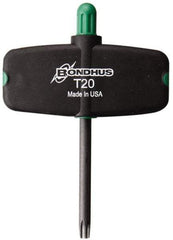 Bondhus - T20 Torx Plus Key - Wing Handle, Protanium High Torque Steel, 2" Length Under Head - Exact Tool & Supply