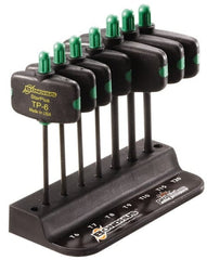 Bondhus - 7 Piece T6 to T20 Protanium High Torque Steel Wing Handle Torx Key Set - Exact Tool & Supply