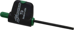 Bondhus - T9 Standard Torx Key - Flag-Style, Protanium High Torque Steel, 1-1/2" Length Under Head - Exact Tool & Supply