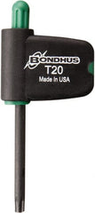 Bondhus - 3" OAL T20 Torx Key - Exact Tool & Supply