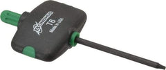 Bondhus - T6 Standard Torx Key - Wing Handle, Protanium High Torque Steel, 1-1/2" Length Under Head - Exact Tool & Supply