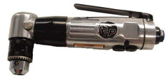 Florida Pneumatic - 3/8" Reversible Keyed Chuck - Right Angle Handle, 1,800 RPM, 6 CFM, 0.3333 hp, 90 psi - Exact Tool & Supply