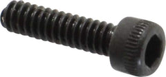 Holo-Krome - #4-40 UNC Hex Socket Drive, Socket Cap Screw - Alloy Steel, Black Oxide Finish, Fully Threaded, 7/16" Length Under Head - Exact Tool & Supply