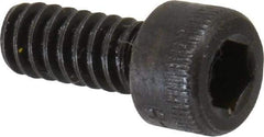 Holo-Krome - #6-32 UNC Hex Socket Drive, Socket Cap Screw - Alloy Steel, Black Oxide Finish, Fully Threaded, 5/16" Length Under Head - Exact Tool & Supply