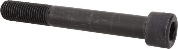 Holo-Krome - 1-8 UNC Hex Socket Drive, Socket Cap Screw - Alloy Steel, Black Oxide Finish, Partially Threaded, 7-1/2" Length Under Head - Exact Tool & Supply