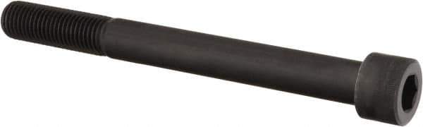 Holo-Krome - 1-8 UNC Hex Socket Drive, Socket Cap Screw - Alloy Steel, Black Oxide Finish, Partially Threaded, 10" Length Under Head - Exact Tool & Supply