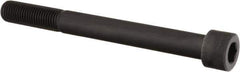 Holo-Krome - 1-8 UNC Hex Socket Drive, Socket Cap Screw - Alloy Steel, Black Oxide Finish, Partially Threaded, 10" Length Under Head - Exact Tool & Supply