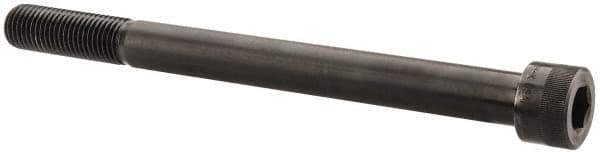 Holo-Krome - 1-8 UNC Hex Socket Drive, Socket Cap Screw - Alloy Steel, Black Oxide Finish, Partially Threaded, 12" Length Under Head - Exact Tool & Supply