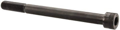 Holo-Krome - 1-8 UNC Hex Socket Drive, Socket Cap Screw - Alloy Steel, Black Oxide Finish, Partially Threaded, 12" Length Under Head - Exact Tool & Supply