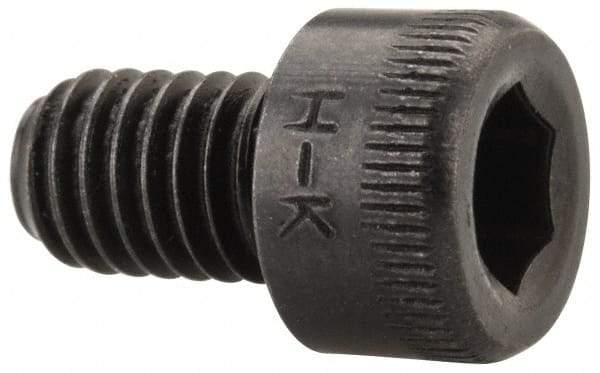 Holo-Krome - #10-32 UNF Hex Socket Drive, Socket Cap Screw - Alloy Steel, Black Oxide Finish, Fully Threaded, 5/16" Length Under Head - Exact Tool & Supply
