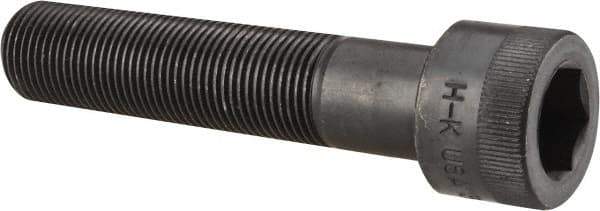 Holo-Krome - 3/4-16 UNF Hex Socket Drive, Socket Cap Screw - Alloy Steel, Black Oxide Finish, Partially Threaded, 3-1/2" Length Under Head - Exact Tool & Supply