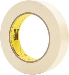 3M - 1" x 36 Yds Tan Electroplating Tape - 7.1 mil, Rubber Adhesive - Exact Tool & Supply