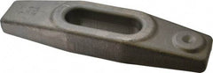 Gibraltar - 13/16" Stud, 2" Travel, 8" OAL x 2-1/8" Overall Width x 1-1/8" Overall Height, Heel Clamp - Grade ASTM A521 Class CA Forged Steel, 2-13/16" Long x 13/16" Wide Slot - Exact Tool & Supply